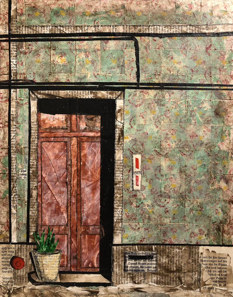 Picture of multi-colored collage