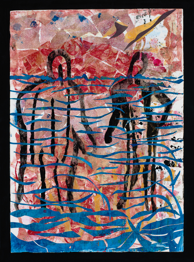 Picture of multi-colored collage