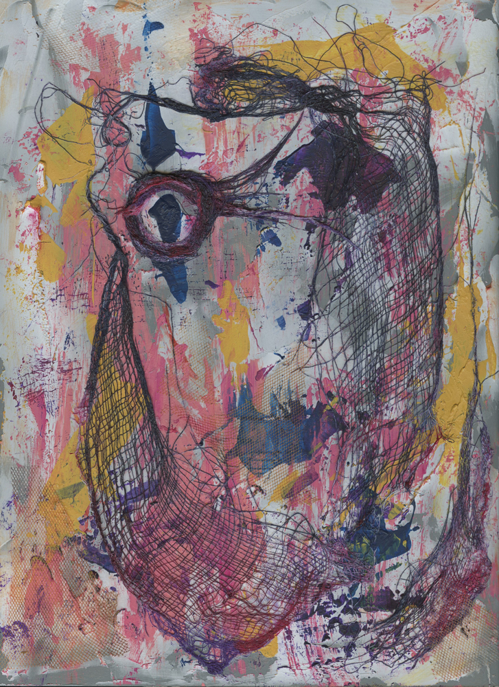 Picture of multi-colored collage