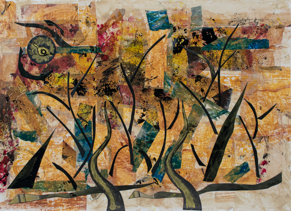 Picture of a multi-colored collage