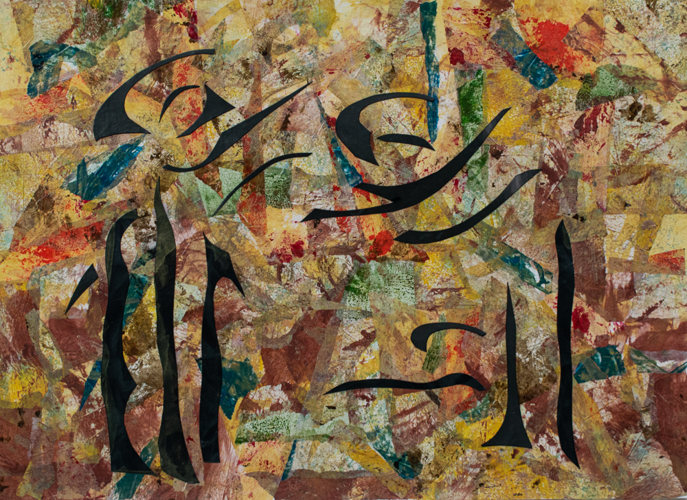 Picture of a multi-colored collage