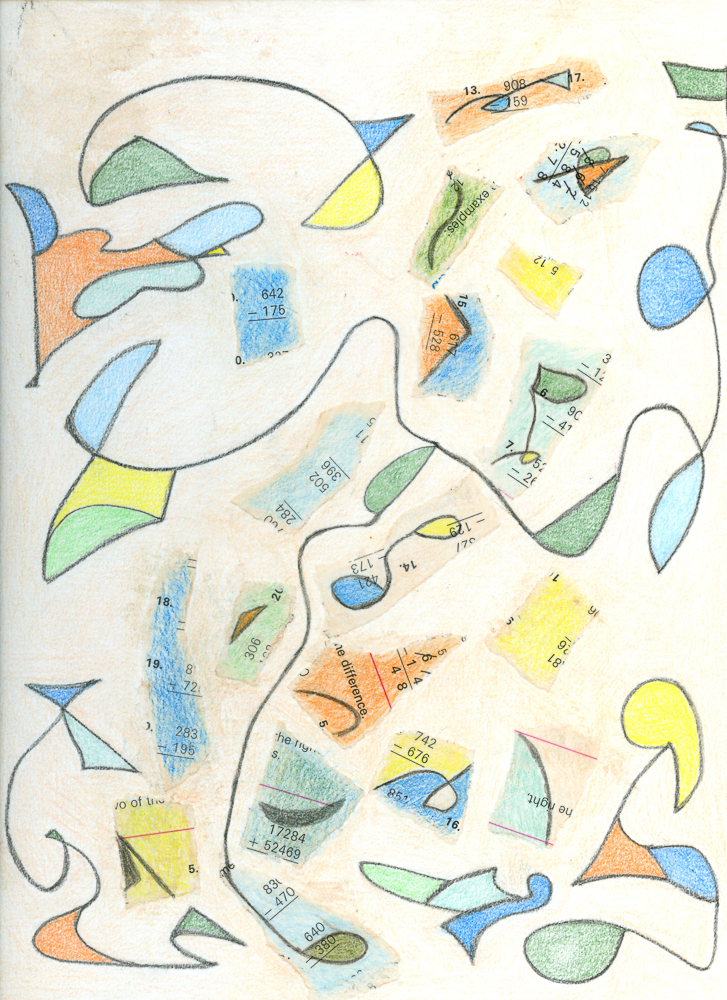 Picture of multi-colored collage