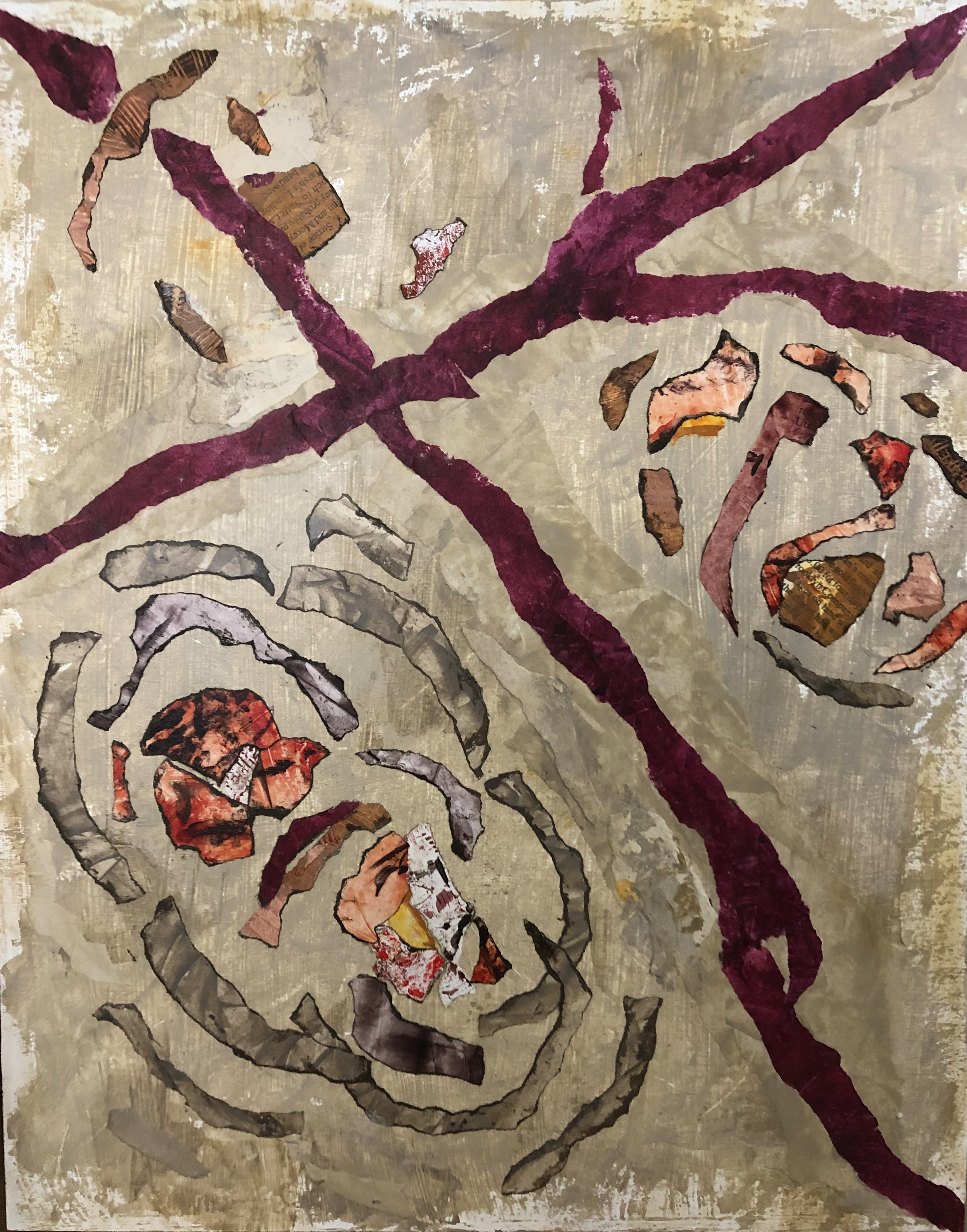 Picture of a multi-colored collage