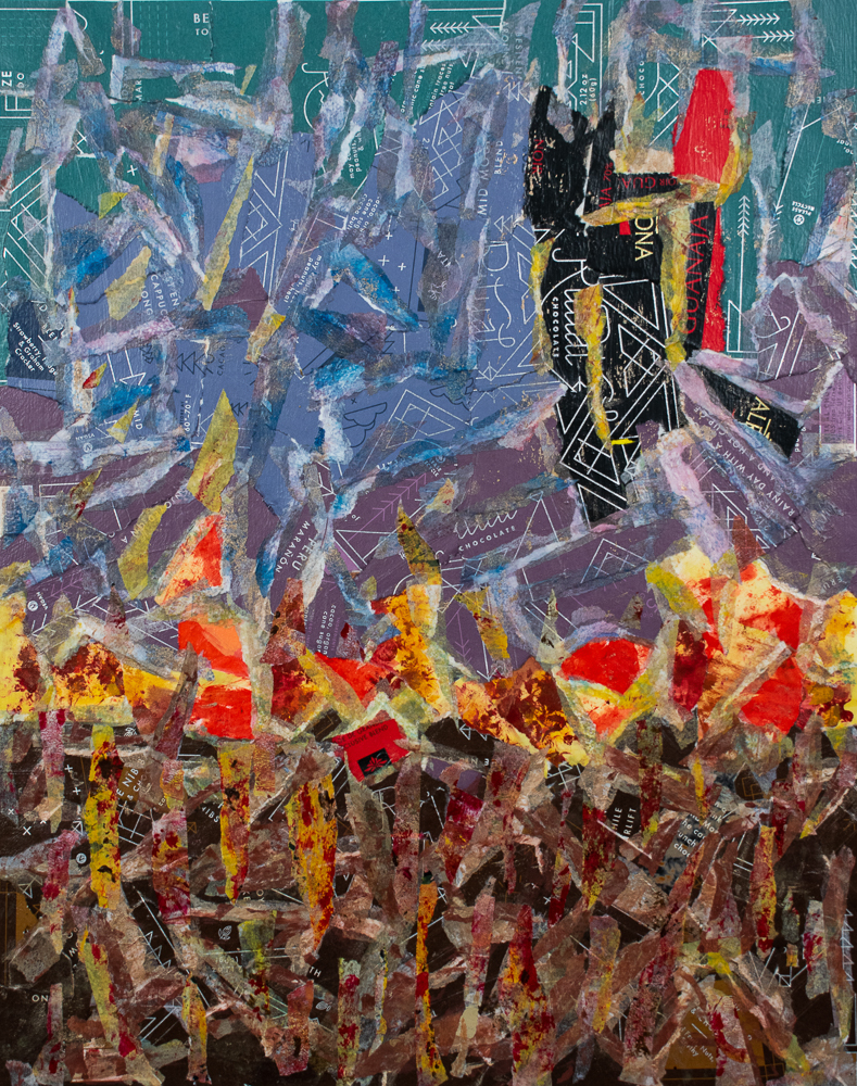 Picture of multi-colored collage