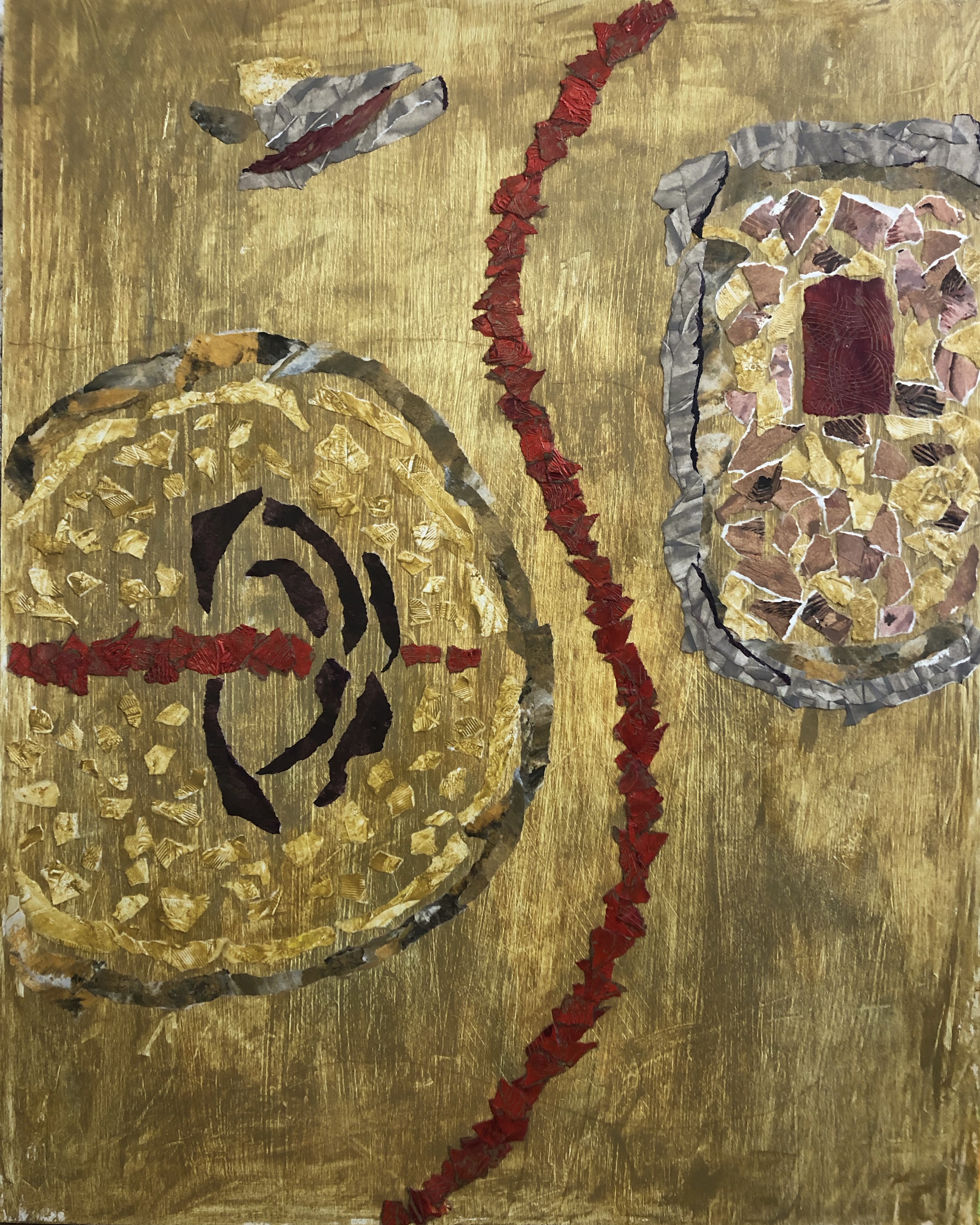 Picture of a multi-colored collage