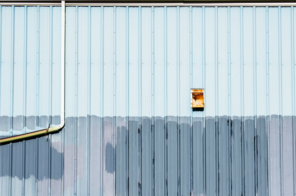 Picture of a blue wall